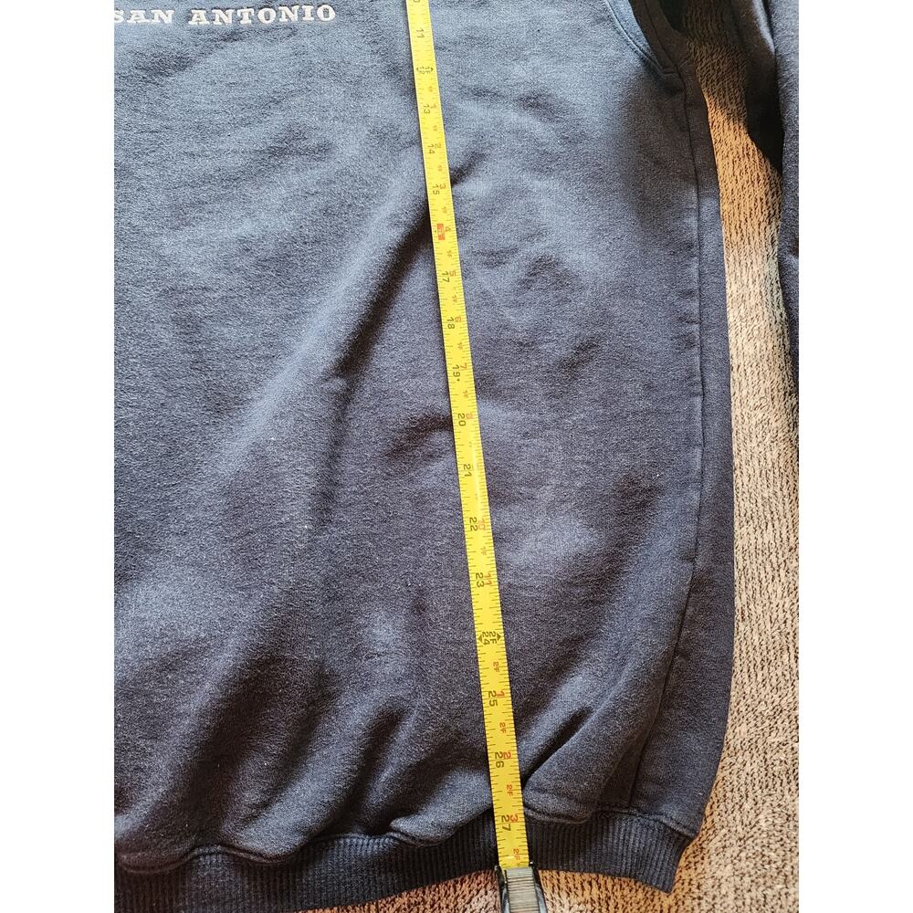 Vintage Hard Rock Cafe San Antonio Large Navy Blue Sweatshirt - Picture 6 of 6